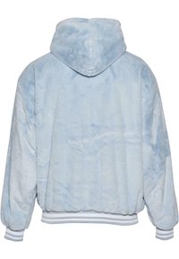 Karl Kani METAL SIGNATURE OS FUR FULL ZIP - Fleecejakke - lightblue