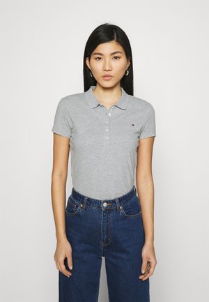 SLIM - Koszulka polo - light grey heather