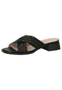 Caprice Ciabattine - black nappa