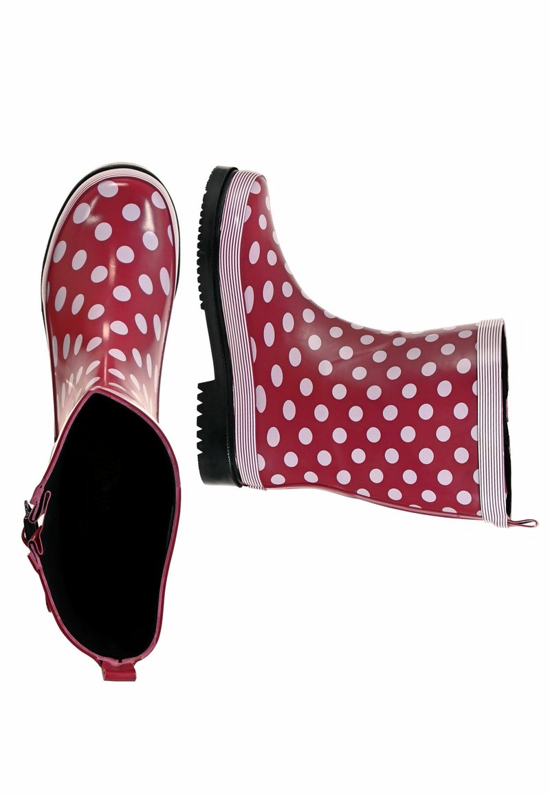 Damen Klassische Stiefel | MADSea Gummistiefel dunkelrot/weiß/dunkelrot - JR86951 Damen Klassische Stiefel | MADSea Gummistiefel dunkelrot/weiß/dunkelrot - JR86951