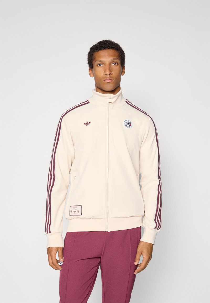 adidas Originals AJAX ICON TRACK TOP - Klubbkläder - halo ivory