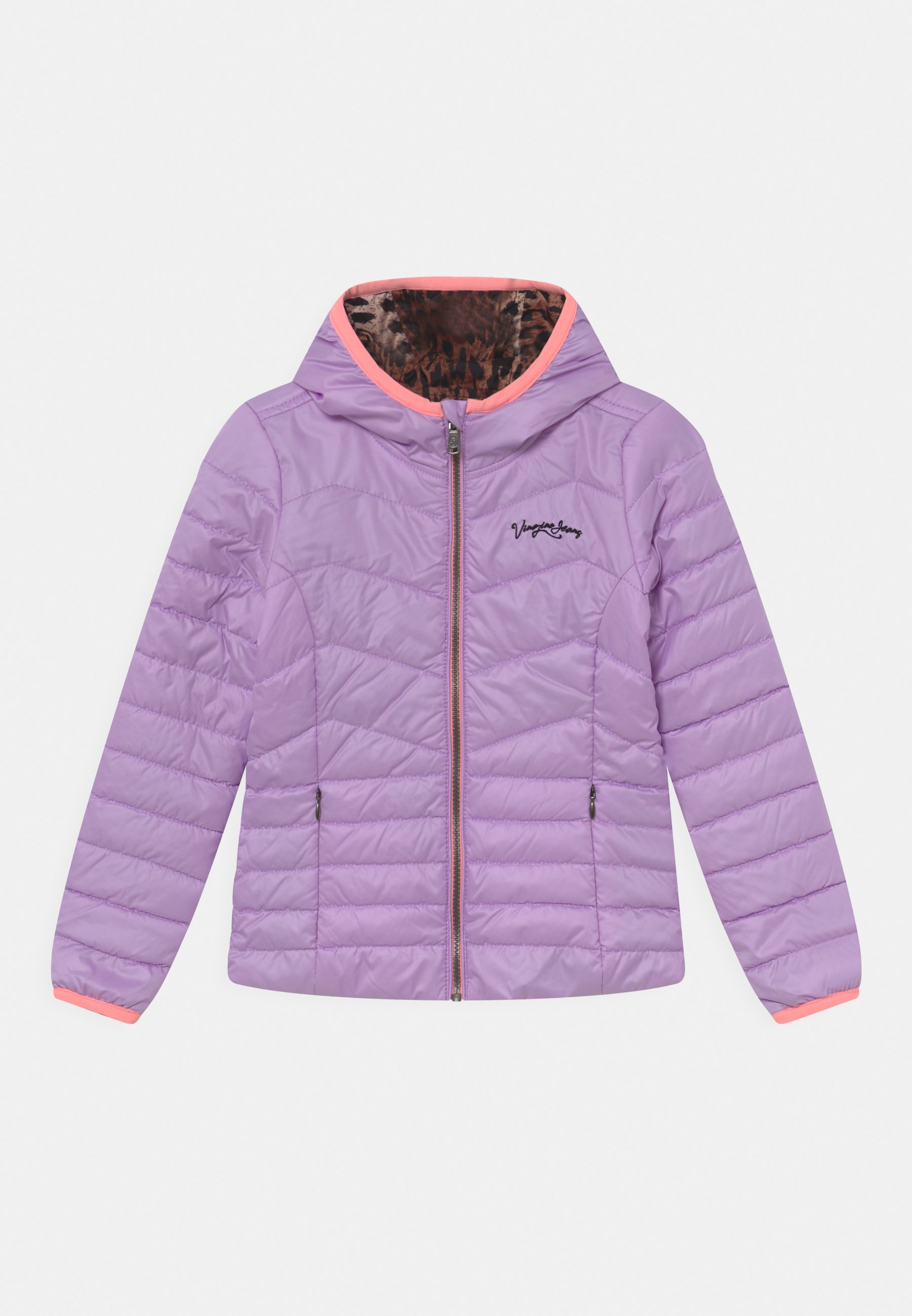 lilac north face coat