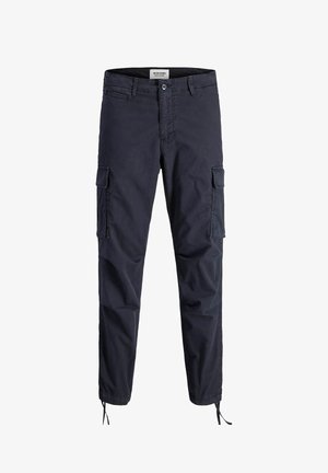 Jack & Jones JPSTACE JJTUCKER AMA - Cargobukser - charcoal art