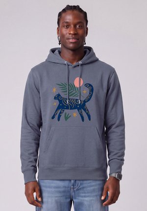 watapparel, LOVE AND FLEX UNISEX - Sweat à capuche - blue grey