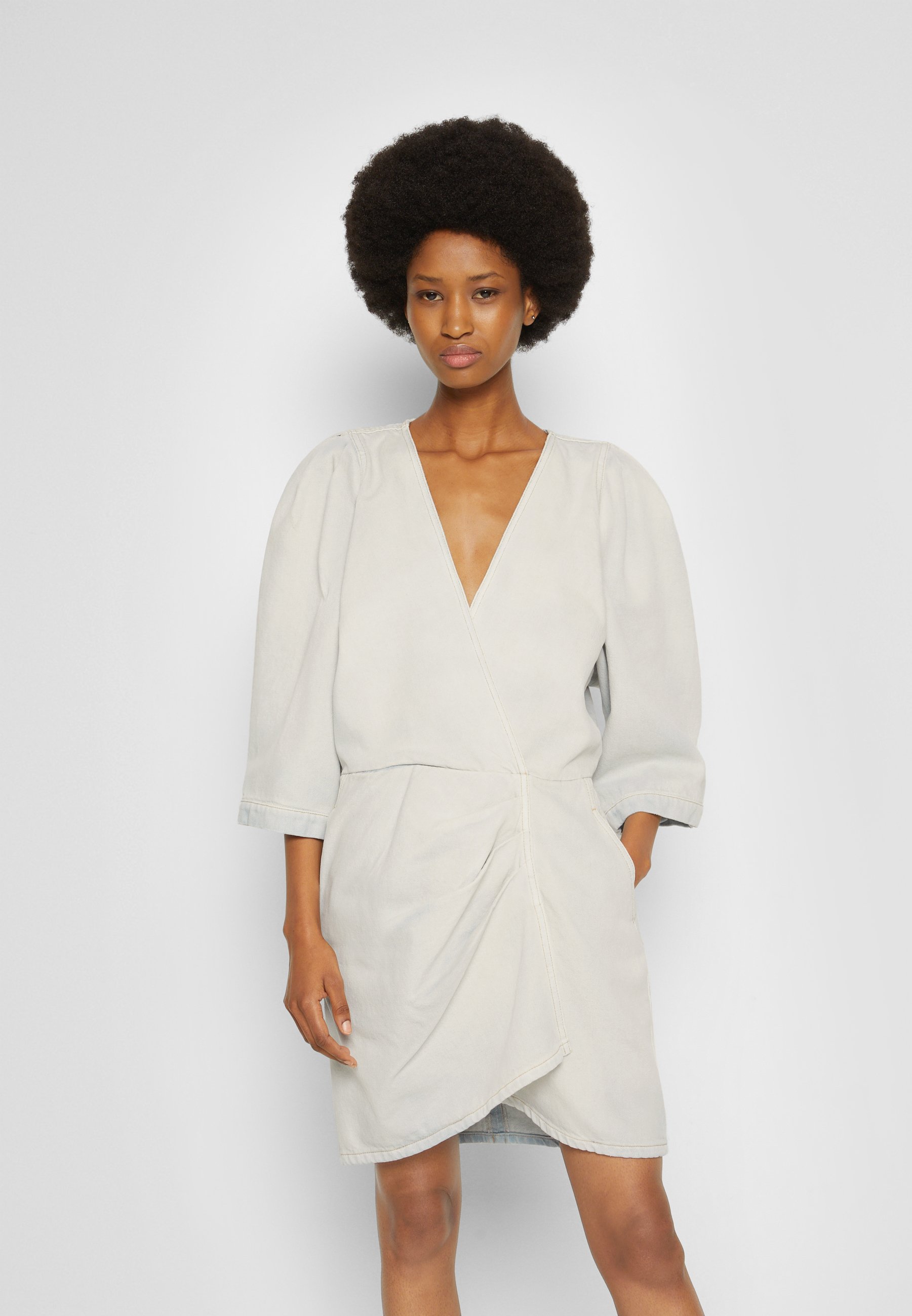 Iro MARCIA - Denim dress - bleached 