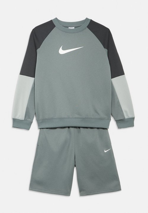 Nike TRACKSUIT CREW - Sweatshirt - smoke grey/anthracite/light smoke grey/white — photo 3