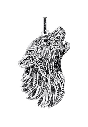 Anhänger - silver-coloured schwarz