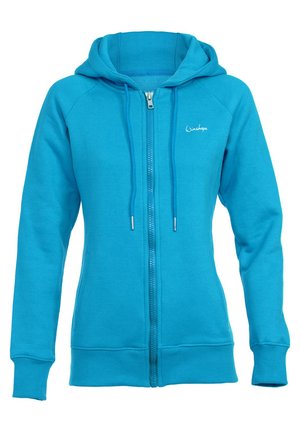 Winshape Zip-up sweatshirt - sky blue