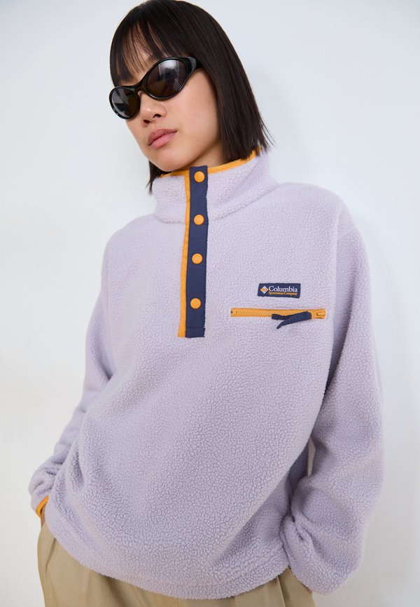 HELVETIA™ CROPPED HALF SNAP - Fleece jumper - lavender pearl2