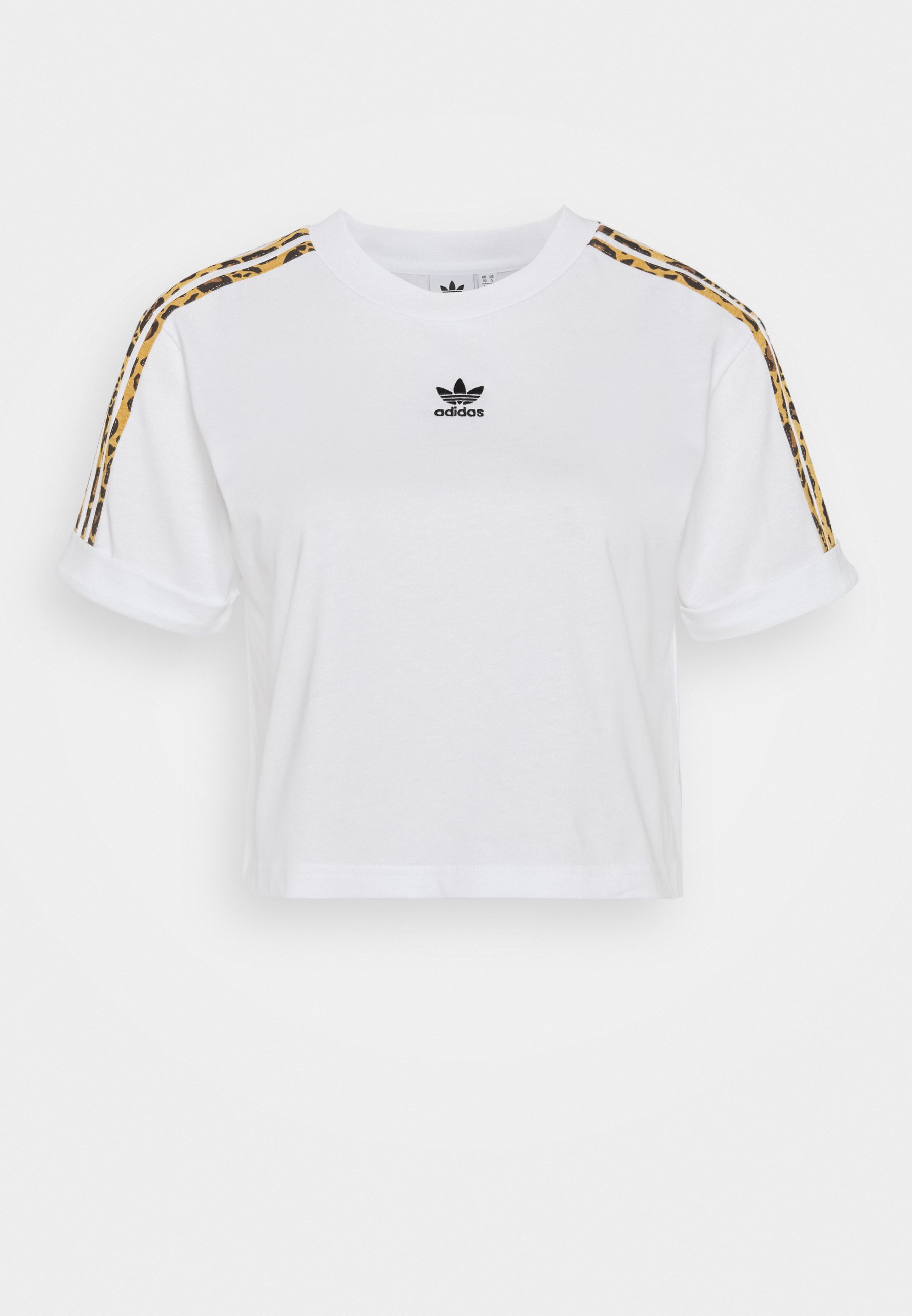 adidas Originals LEOPARD CROPPED TEE 