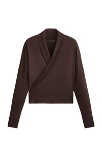 WRAP WITH FITTED  - Trui - brown