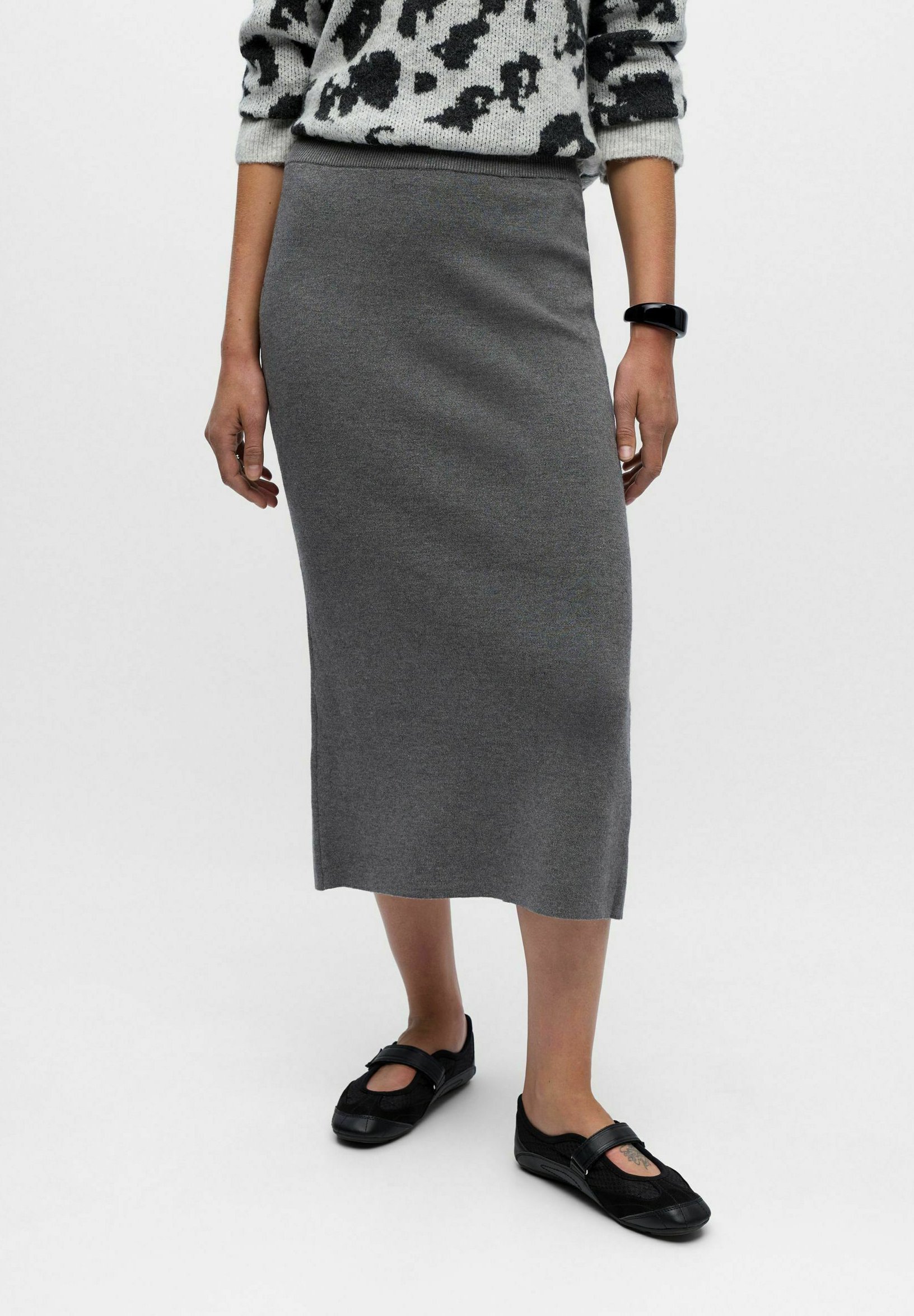 Jupe Crayon Eastex Femme – Grise, Taille 16 (UK) / 32 Pouces – Laine, Poches