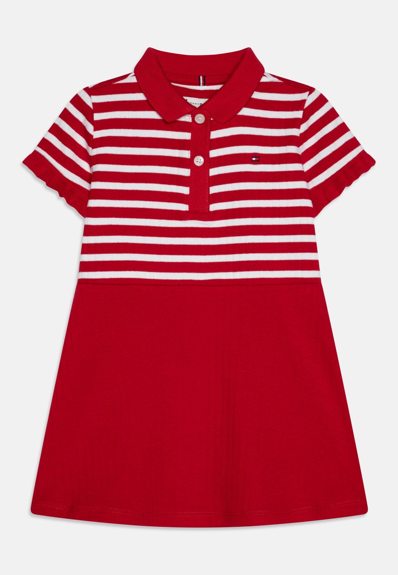 Tommy Hilfiger - POLO SKATER DRESS - Freizeitkleid - primary red, Vergrößern