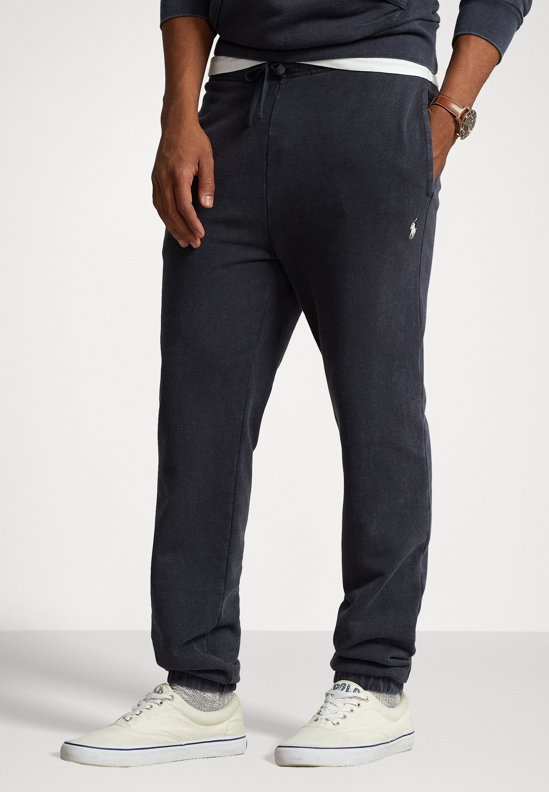 black polo jogging pants