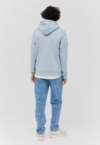BZB UNI LOURD - Sweat à capuche - bleu clair