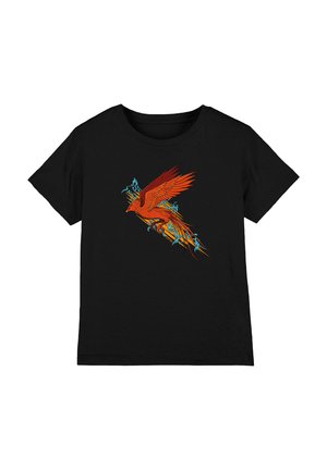 Cotton Soul, HARRY POTTER FAWKES THE PHOENIX IN FLIGHT UNISEX - Print T-shirt - black