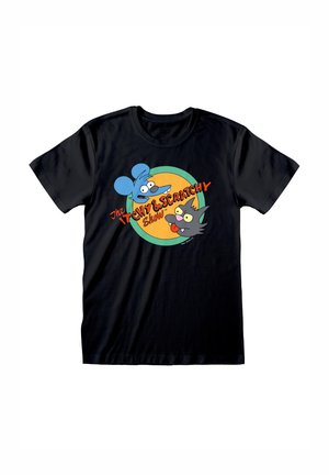 SIMPSONS ITCHY AND SCRATCHY - T-shirt con stampa - black
