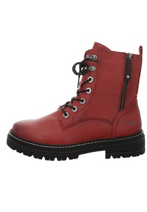 Platform ankle boots - rot