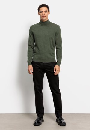 OLYMP, ROLLKRAGEN - Sweater - olive