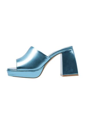 Mules de tacón - blue