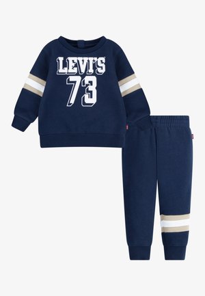VARSITY SET - Pantalones deportivos - dress blues