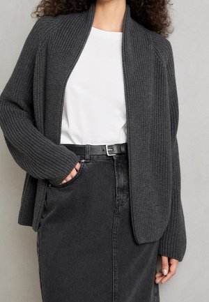 Strickjacke - dark grey