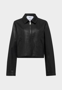 DALIA COATED - Casaco de ganga - black