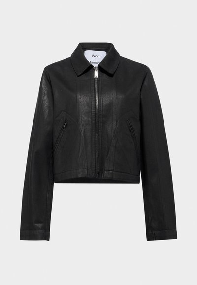 Won Hundred DALIA COATED - Casaco de ganga - black