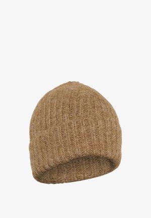 Kaffe Curve HELLA HOOD - Mütze - toasted coconut melange