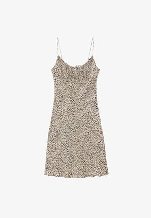 & OTHER STORIES, & OTHER STORIES DRAWSTRING MINI DRESS - Vestido informal - black