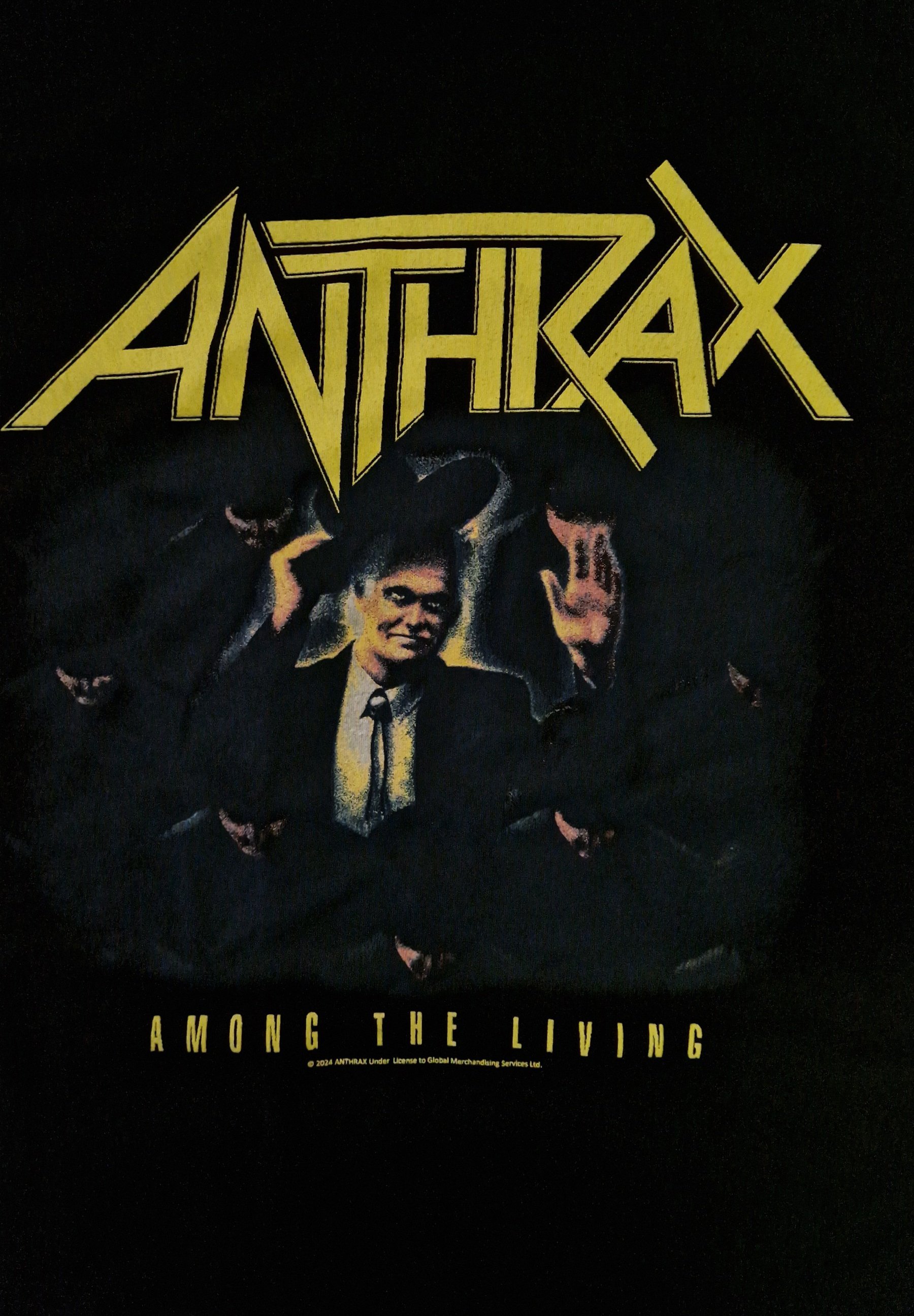 rockshirts ANTHRAX AMONG THE LIVING - Print T-shirt - black - Zalando
