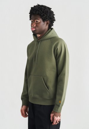 HOODED CHASE - Φούτερ με κουκούλα - leaf/gold coloured