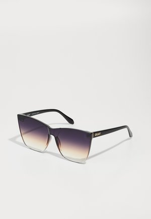 QUAY AUSTRALIA COME THRU - Ochelari de soare - black/dusk poppy
