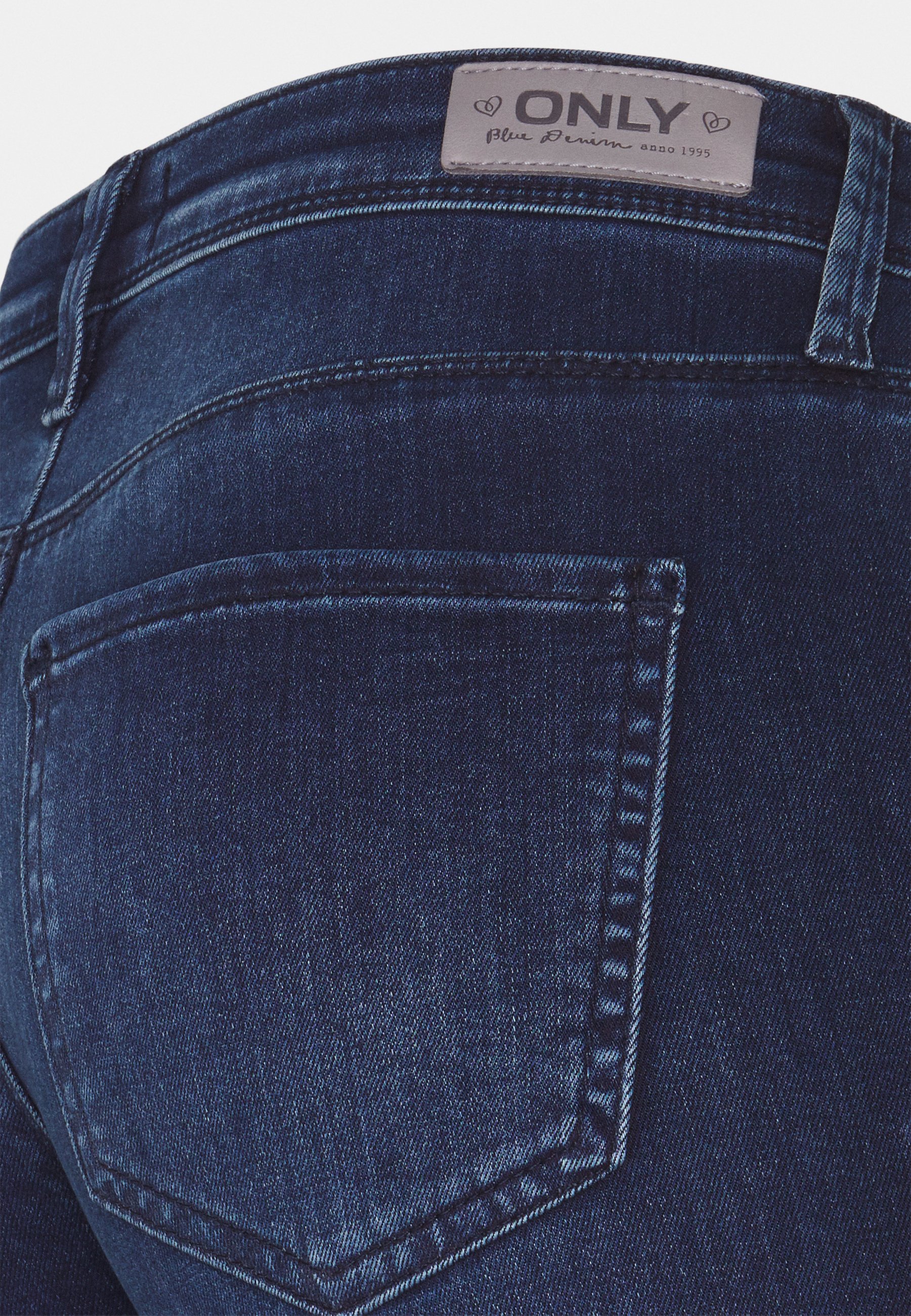 only blue denim jeans