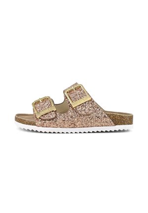 Mules - pink gold