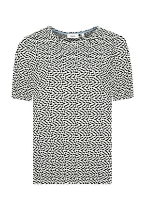 Print T-shirt - black white