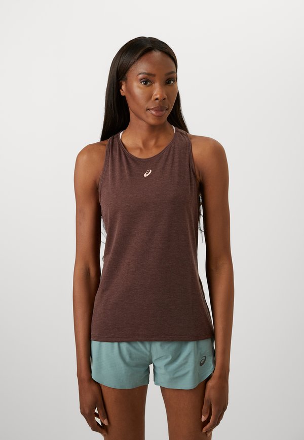 NAGINO RUN ADJUSTABLE TANK - Top - coffee heather4