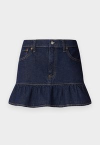 CLASSIC MINI SKIRT - Miniszoknya - dark-blue denim