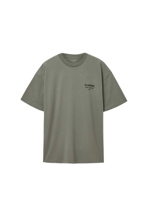 AllSaints, XANDER CREW - Βασικό μπλουζάκι - maple green