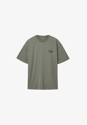 AllSaints, XANDER CREW - Βασικό μπλουζάκι - maple green