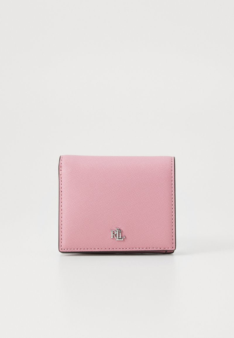 Lauren Ralph Lauren CROSSHATCH LEATHER COMPACT WALLET - Peněženka - rose mauve