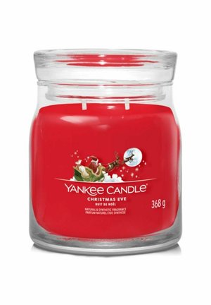YANKEE CANDLE SIGNATURE MEDIUM JAR CHRISTMAS EVE 368G - Doftljus - red