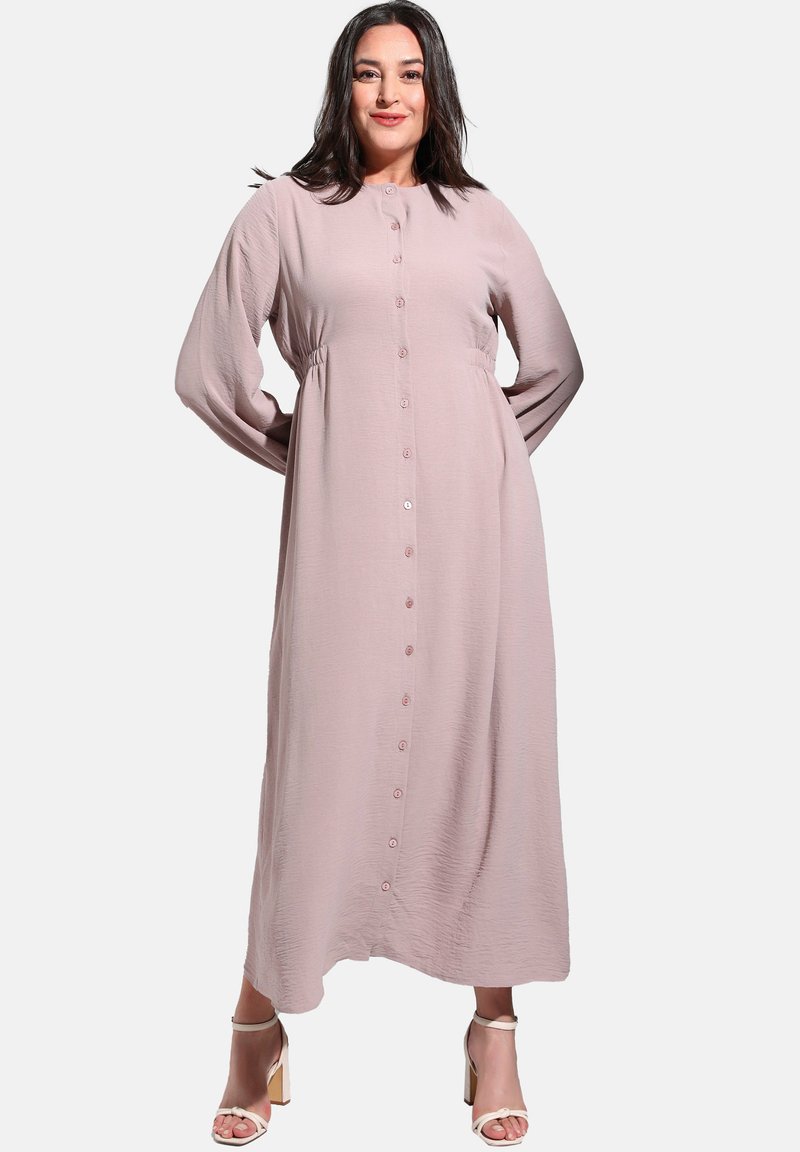 Modanisa TYPE PATTERN PLAIN - Maxi dress - milky brown