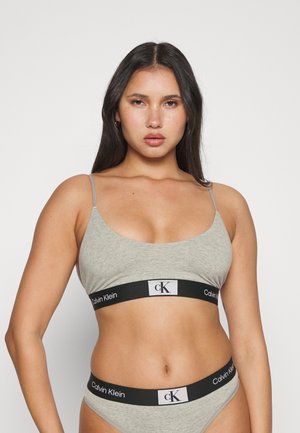 UNLINED BRALETTE - Bustino - grey heather