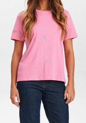 Triko s potiskem - pink