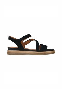 Manfield Sandalen met plateauzool - schwarz