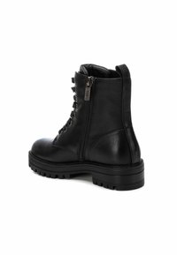 XTI Botines con cordones - black