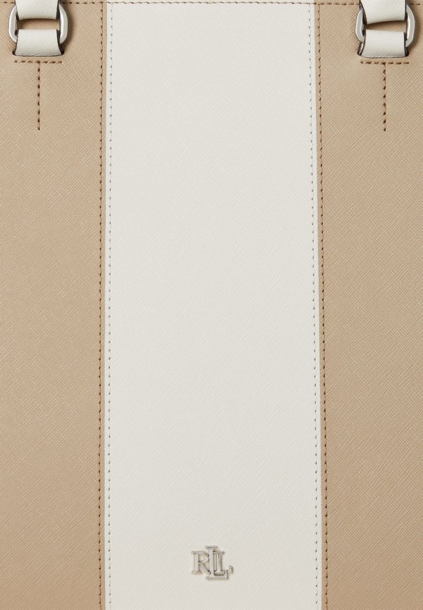 TWO TONE LEATHER LARGE HANNA SATCHEL - Handbag3