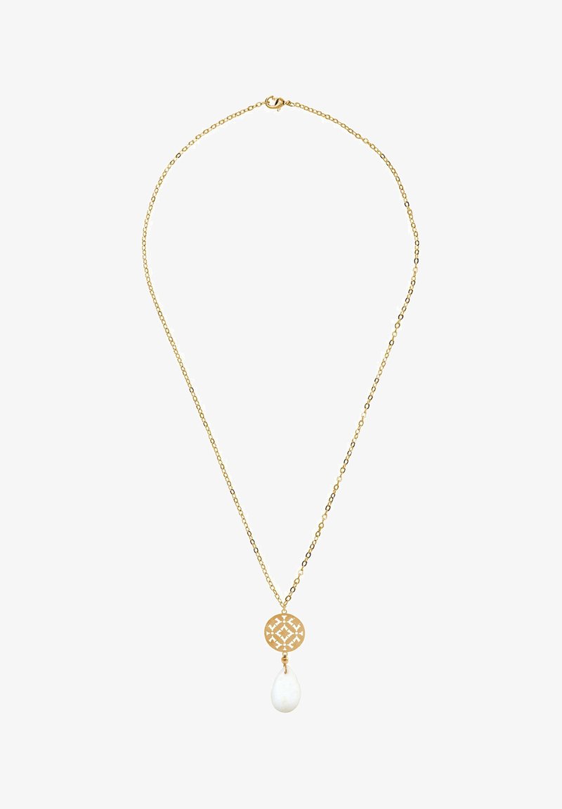 Gemshine MANDALA UND JADE - Collier - gold coloured