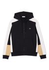 ELEVATED COLORBLOCK UNISEX - Mikina so zipsom - black flour croissant
